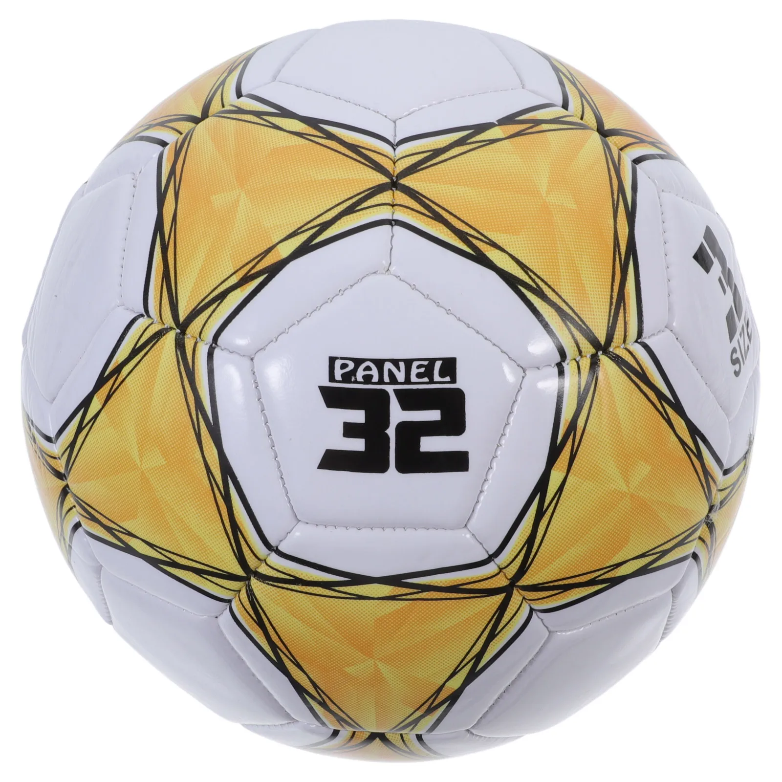 

Thickened 3 Size PVC Football for Kids Garden School Training Youth Soccer Ball Deflated Mini Toys Yellow Team