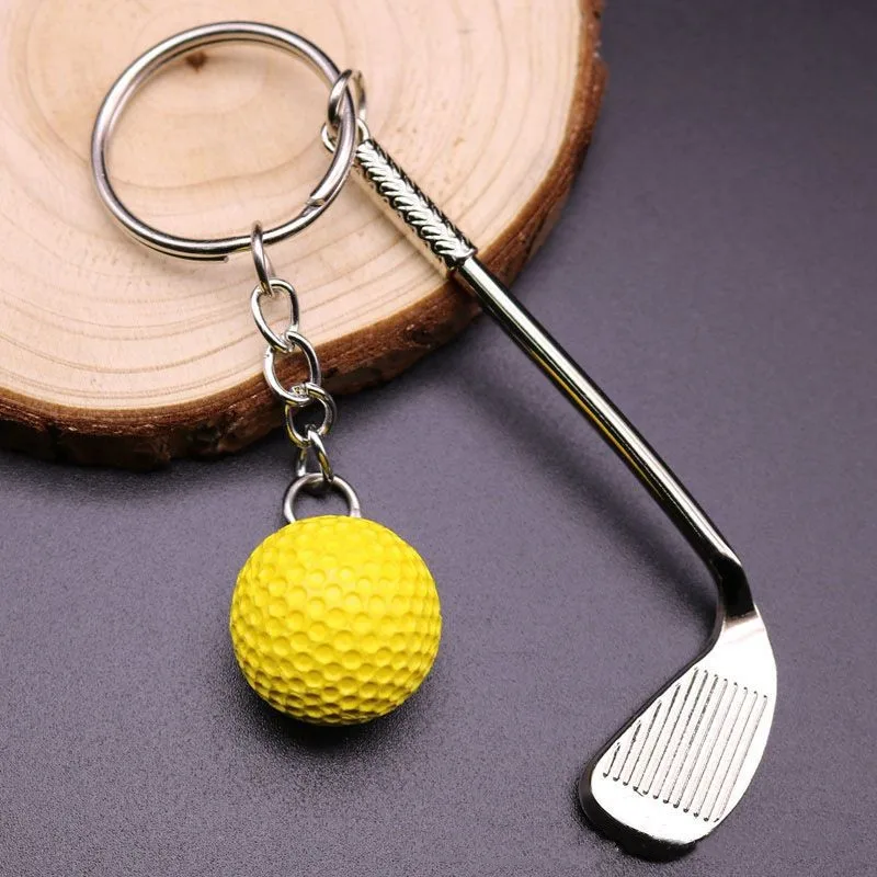 Golf Ball Key Chain Pendant, Gift for Golf Enthusiasts