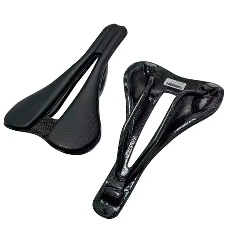 

Seat cushion made of microfiber leather and carbon fiber, bottom arch and shell, mountain bike saddle
