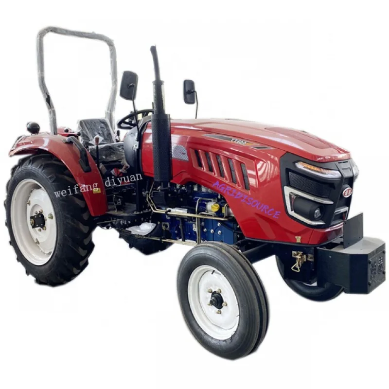 china：50hp tractor 4wd with farm implements front loader backhoe for farming