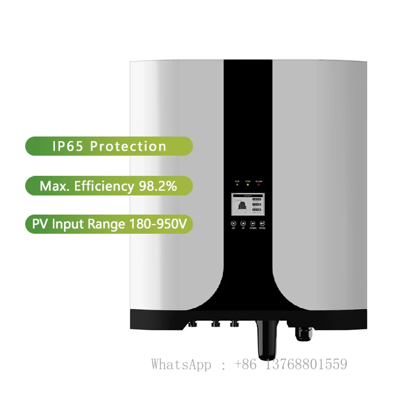 Ampio intervallo di tensione delle batterie 180V-550V Inverter ibrido 6Kw-10Kw sistema di Inverter di potenza fotovoltaica ibrido ininterrotto