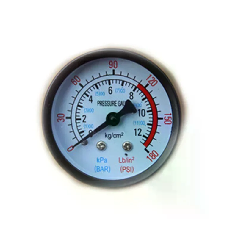 0-180PSI Air Compressor Pneumatic Hydraulic Fluid Pressure Gauge 0-12Bar new