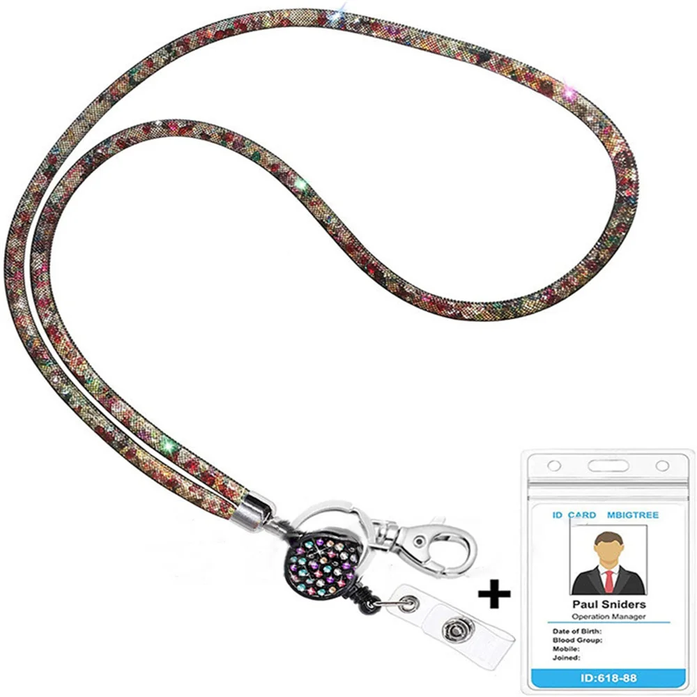 Cordino ROLSELEY Multicolore Con Fantasia Astratta - Porta Badge, Portachiavi, Perfetto Per Ufficio