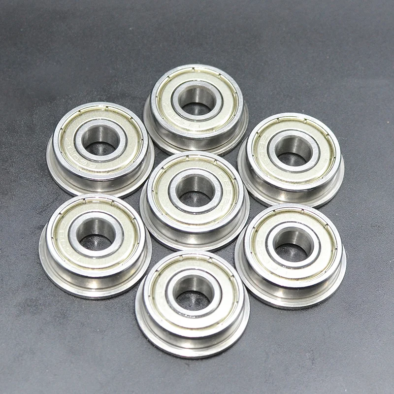 Rodamiento de brida de ranura profunda, 10 piezas, F683 a F688, F608, F683, F684, F685, F686, F687, F688, F693, F694, F695, F696, F698, ZZ 2Z