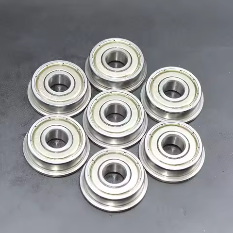 10PCS F683 to F688 Flange Bearing F608 F683 F684 F685 F686 F687 F688 F693 F694 F695 F696 F698 ZZ 2Z Deep Groove Ball Bearings
