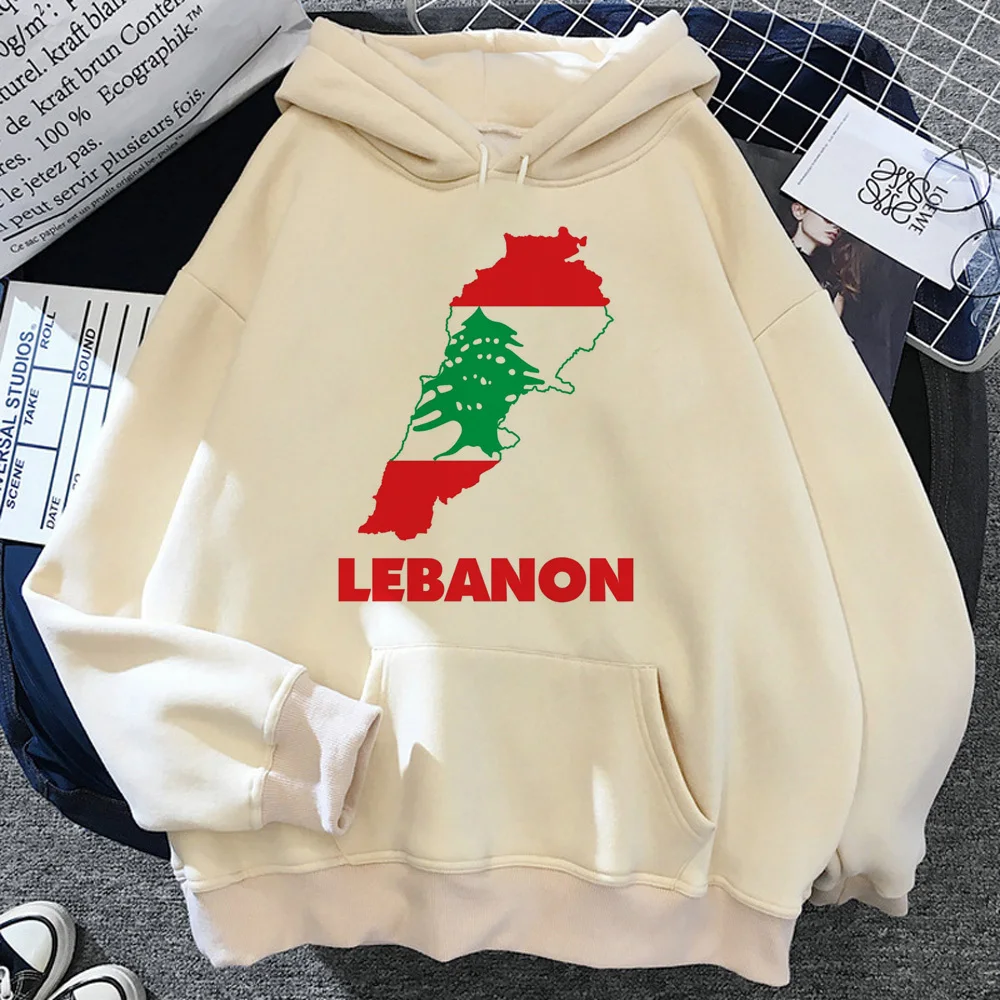 Lebanon hoodie comic graphic designer casual wear kawaii modern style teen sweatshirts elegant manga patterned anime