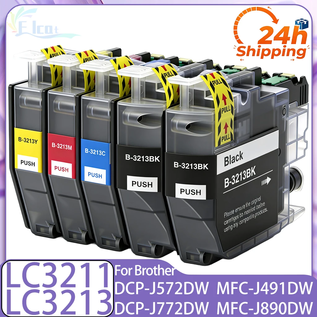 

LC3213XL LC3213 LC3211 Ink Cartridge Compatible For Brother DCP-J572DW DCP-J772DW DCP-J774DW MFC-J491DW MFC-J497DW Printer