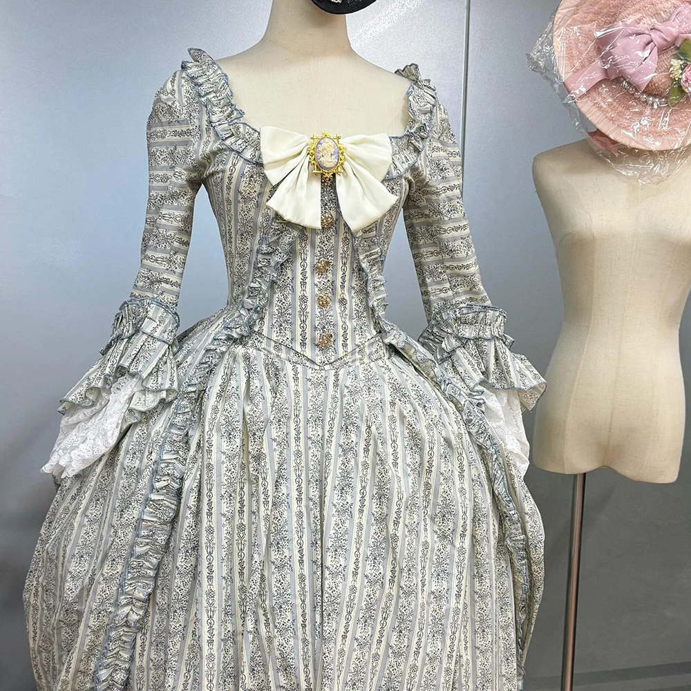 18th Century Robe A La Francaise Rococo Dress Royal Court Victorian Queen Marie Antoinette Costume Georgian Dress Ball Gown