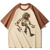 Creepypasta t-shirts women pattern comfortable anime Tee female Japanese clothing