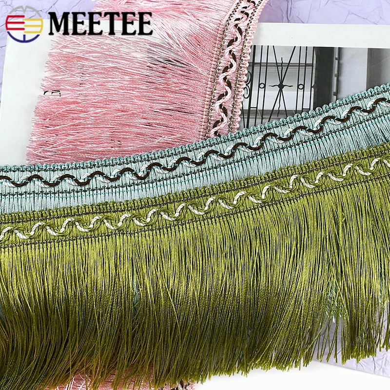 

10/20Meters 13cm Color Fringe Tassels Dress Clothes Lace Trim Sofa Curtain Decorative Textile Tassel Fringes Sewing Accessories