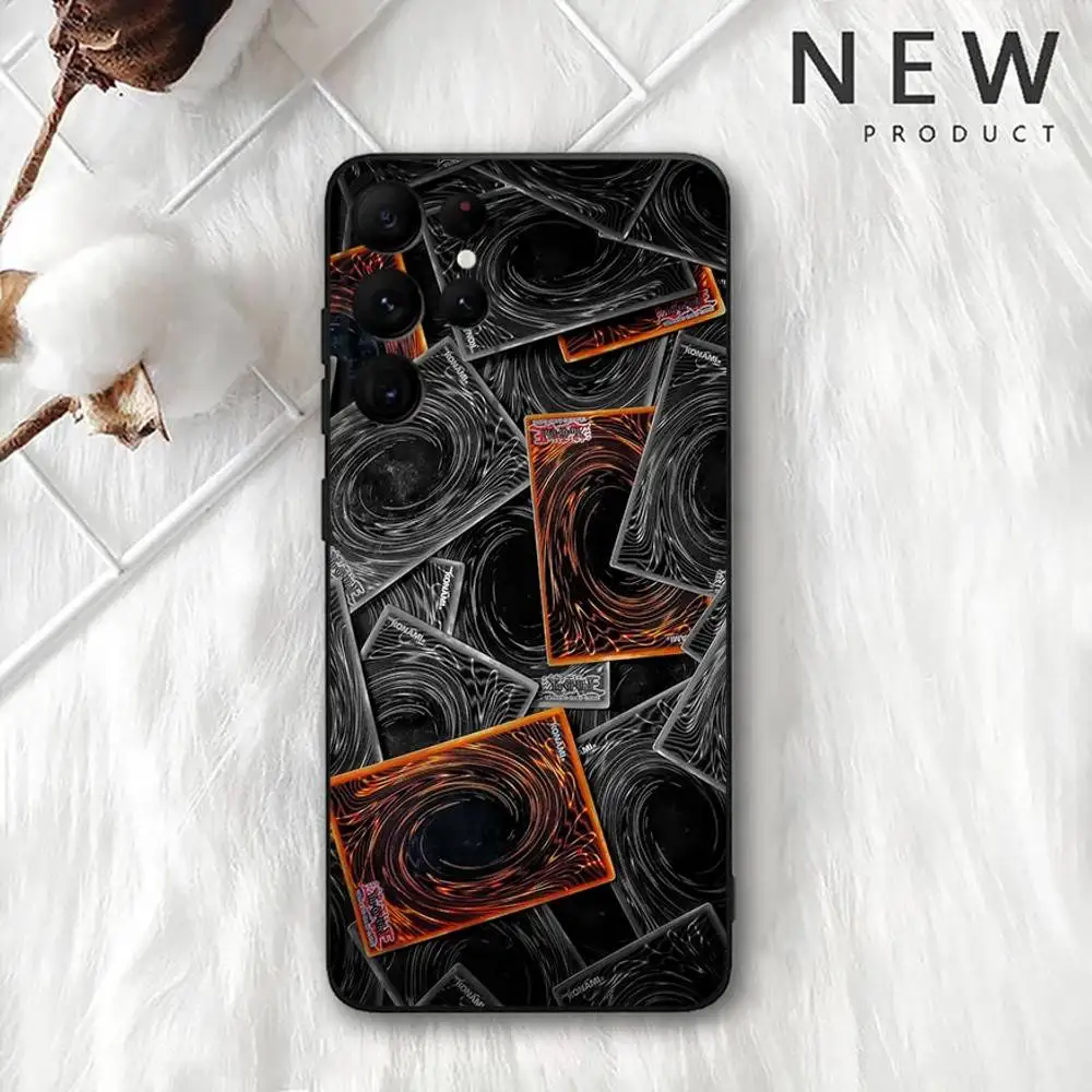 Cartoon Game Yu Gi Oh Phone Case For Samsung S 25,24,23,22,30,21,10,9,Ultra,Plus,Lite,FE,4,5G Black Soft Case
