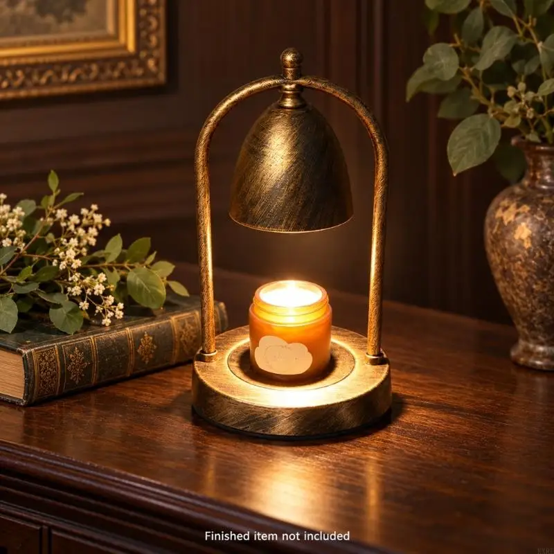 Flameless Electric Wax Warmer Warmer Lamp with 2, 4, and 8 Hour Timer, Automatic 4 Light Intensities, and KXRE