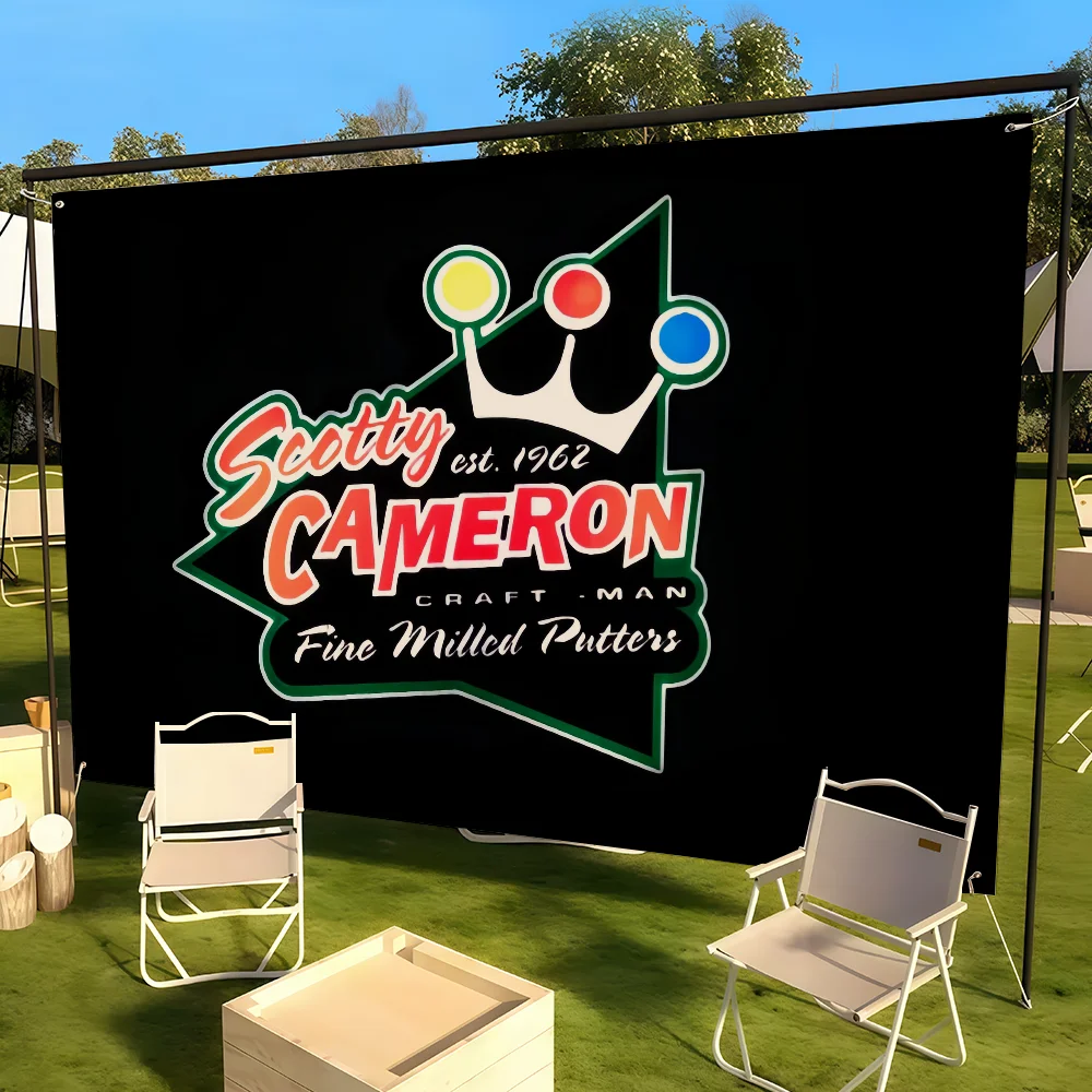 Modische Flagge für Wohnzimmer, Zuhause, Wohnheim, Dekoration, Wand, Outdoor, Camping, Party, S-Scotty-Logo, Cameron-N-Banner, Geschenke – Detail 10
