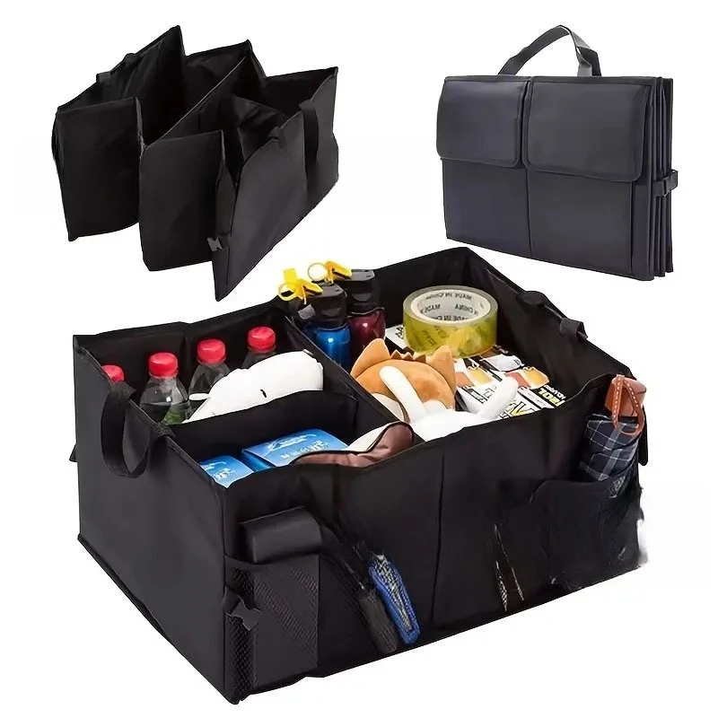 

Car Trunk Storage Box Multifunctional Folding Oxford Cloth Storage Bag Car Sundries Storage Box