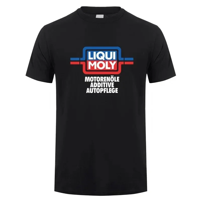 

Liqui Moly T Shirt Men Casual T-shirt Short Sleeve Mans Cool Tops Liqui Moly Motorenole Additive Autopflege Tshirt