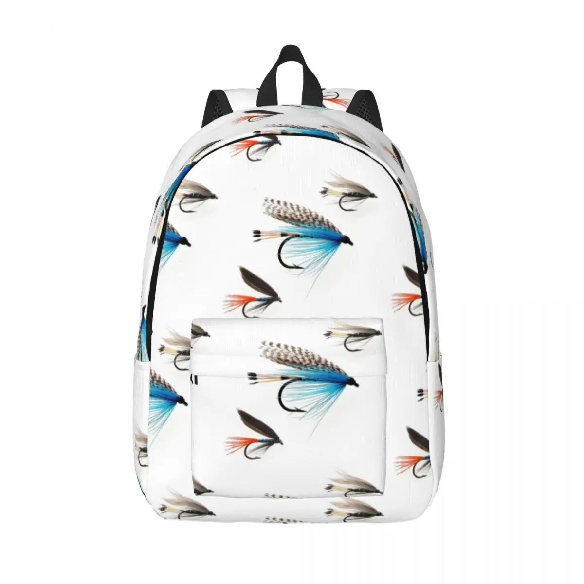 

Fishing Lures Backpack Student Boys Girls BookBag Children School Bag Laptop Shoulder Bags for Men Women