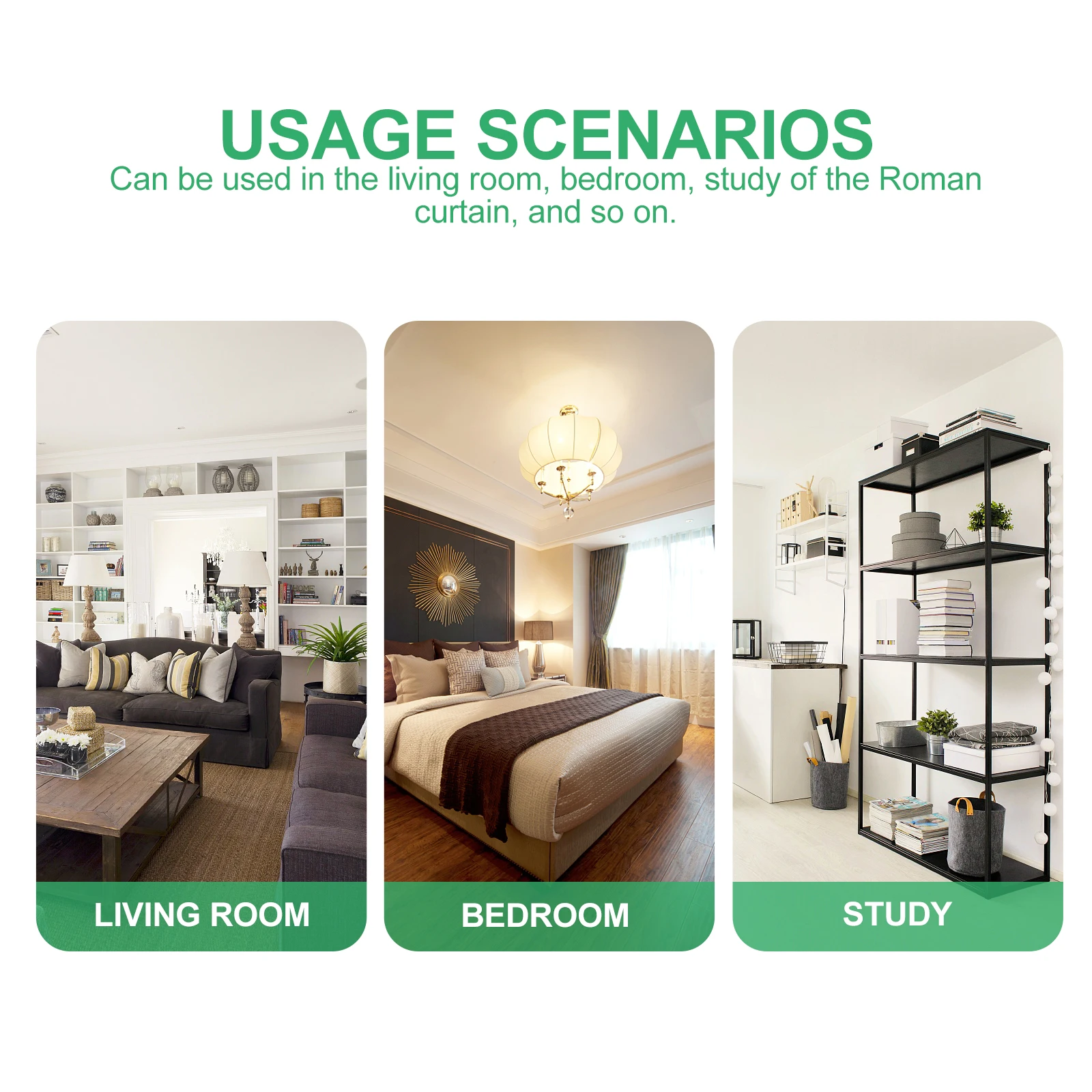 

15Pcs Blinds Positioning Hooks Sturdy Roller Curtain Hooks Simple Structure Blinds Fixing Accessory Roller Curtain Accessory