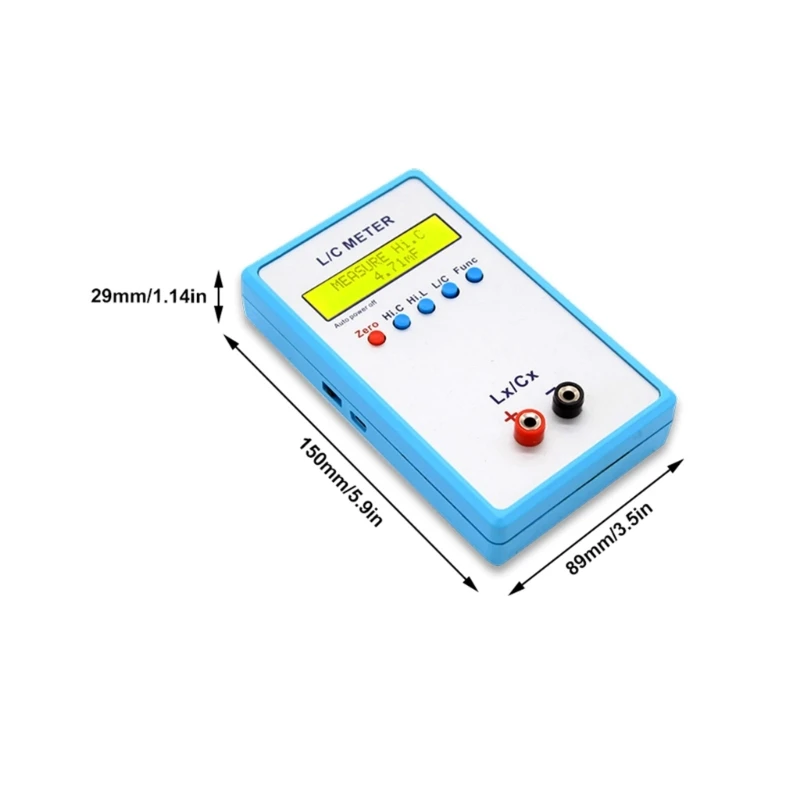 Dispositivo portátil teste multímetro LC-200A para capacitância indutância adequado para ensino aprendizagem