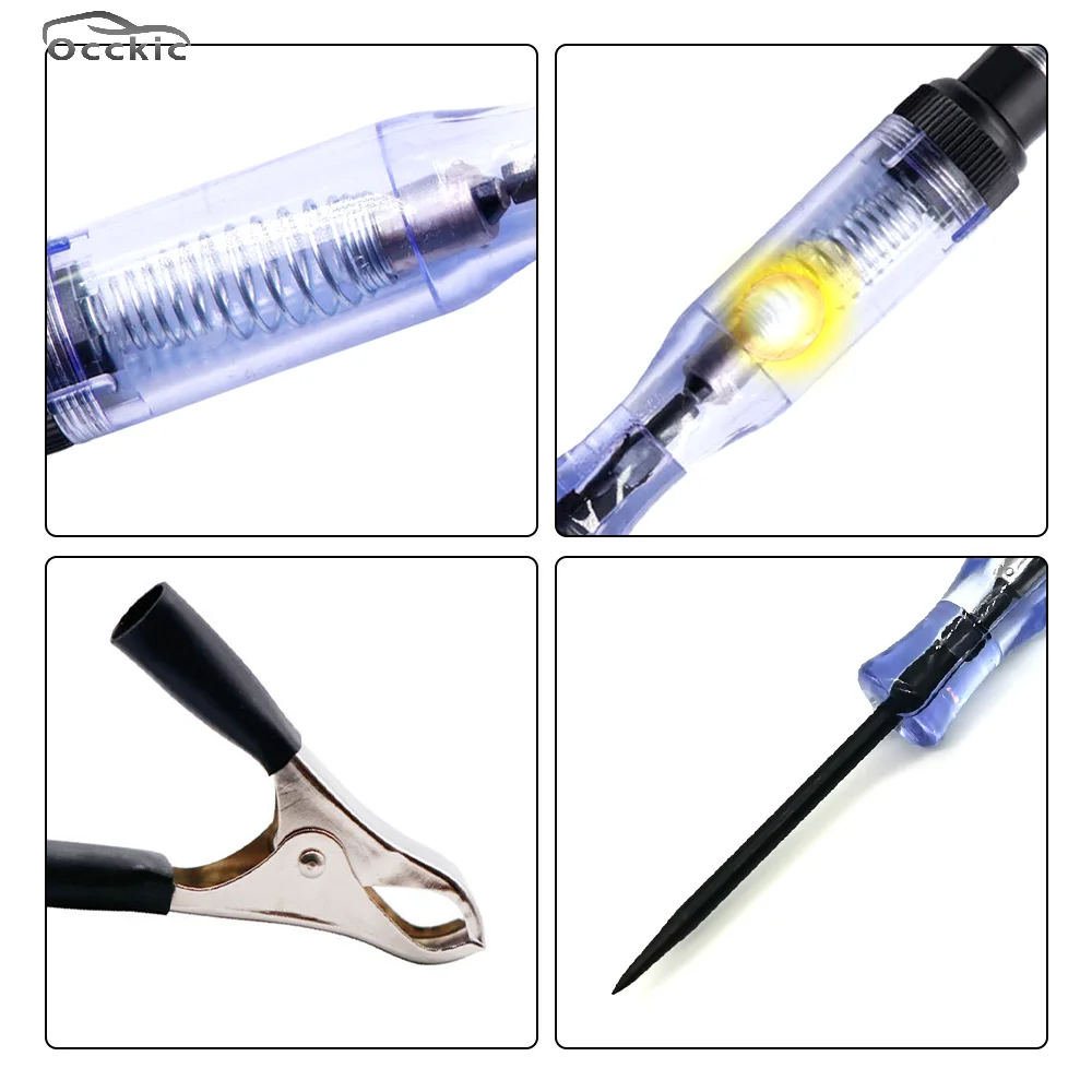 6V-24V Car Circuit Tester Voltage Probe Pen LED Light  Auto Vehicle Gauge Test Pen Automobile Maintenance Tools Line tester