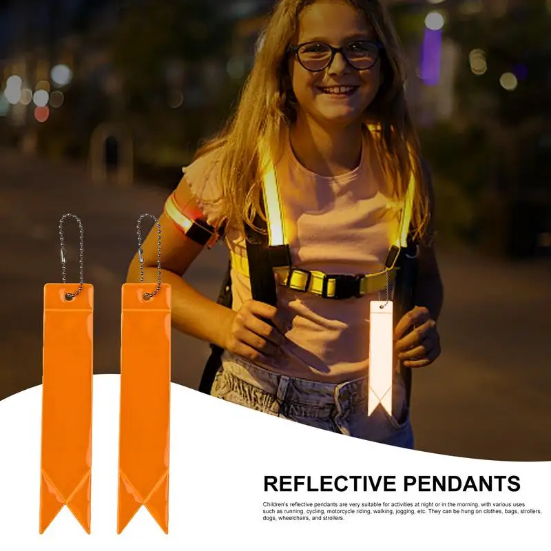 Backpack Reflector Child Safety Reflective Pendants Waterproof Children's Reflector Highly Visible Night Walking Safety