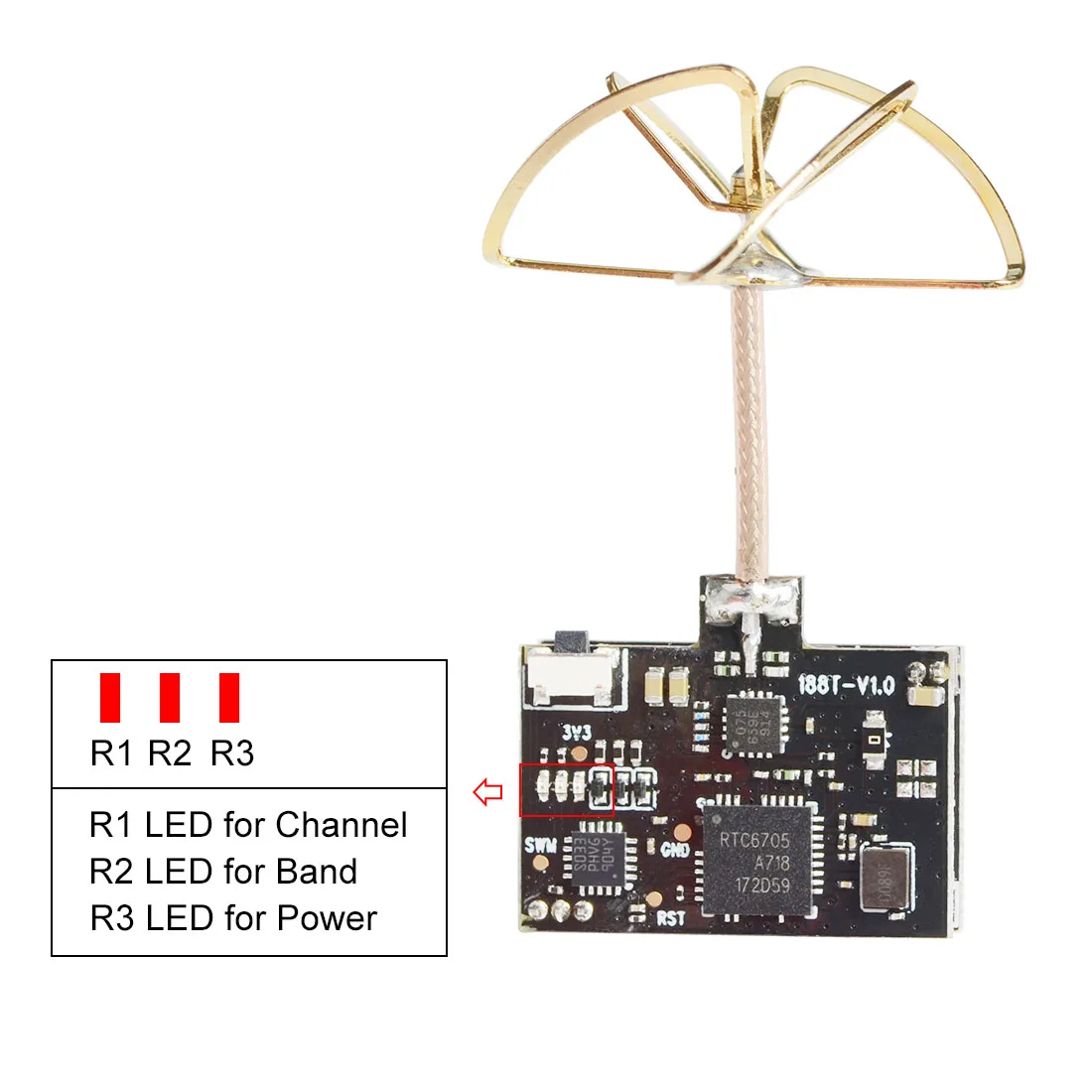 Piggyback-Caméra Micro AIO FPV 5.8G 40CH VTX, prise en charge OSD SmartAudio, sortie 400mW avec mode Pit, émetteur FPV, 600TVL NTSC 120 F