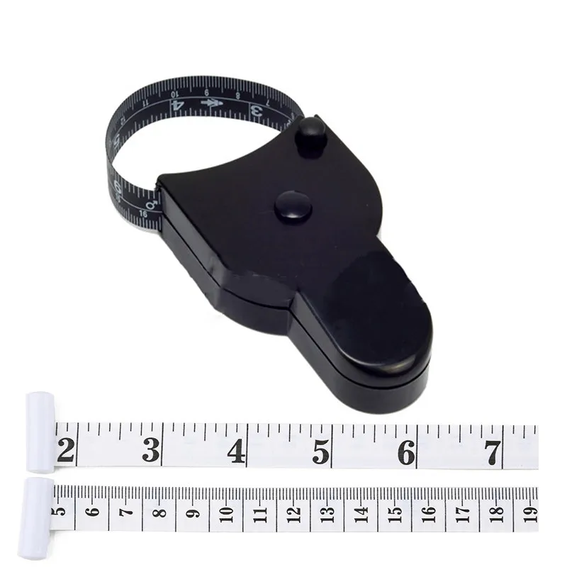 Selbstspannendes Körpermaßband 150cm/60 Zoll für Nähen, Schneiderei und Kleiderherstellung - Maßband für Taille, Brust und Beine – Detail 4