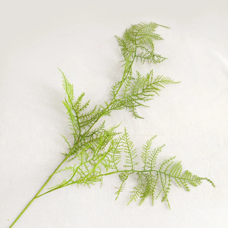 118cm Fern Japanese Zen Asparagus Long Branch Green Plant Home Living Room Desktop Decoration Artificial Flower