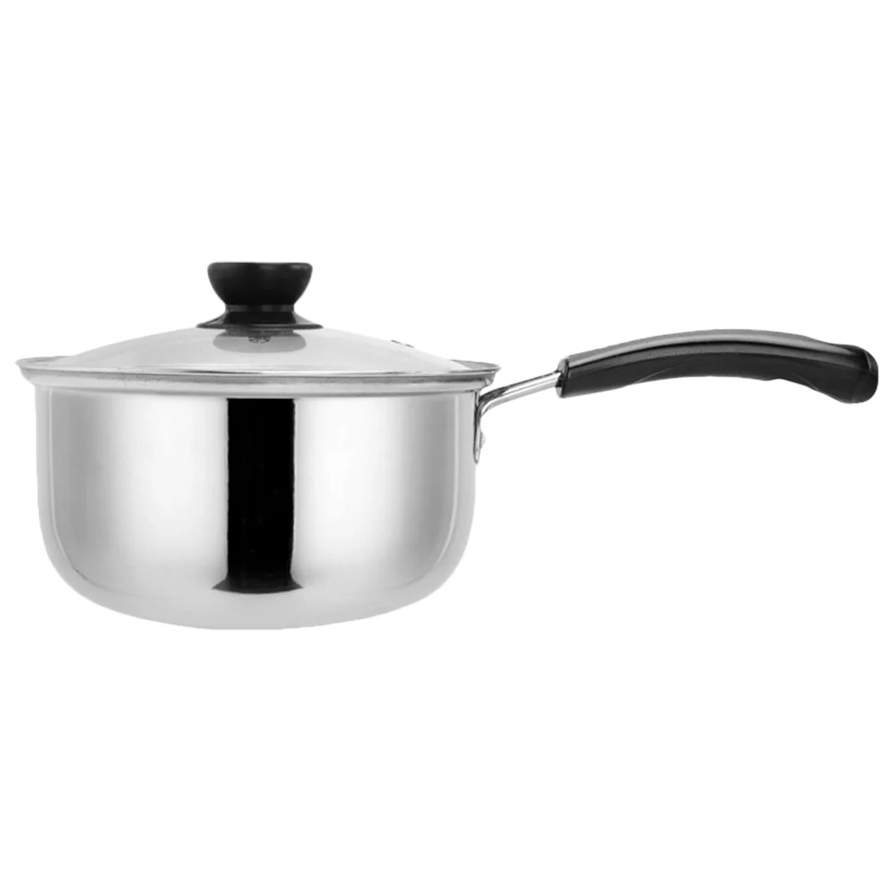 

Stainless Steel Soup Pot Sauce Pots Kitchen Pan Milk Strew Cooking For Utensils Baby Small