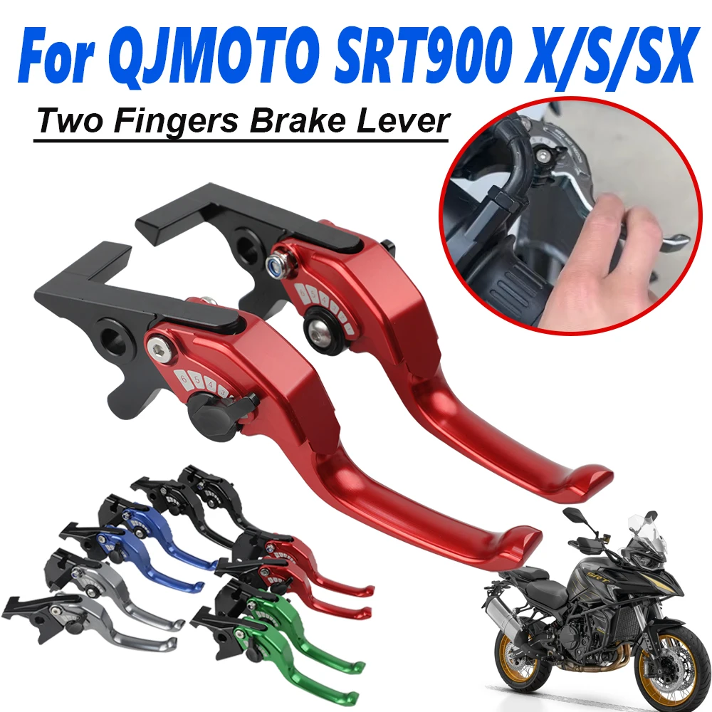 Motorcycle Accessories For Qjmotor QJ SRT 900 900SX 900X 900S SRT900 SRT900SX Two Finger Brake Clutch Lever Handle Short Lever