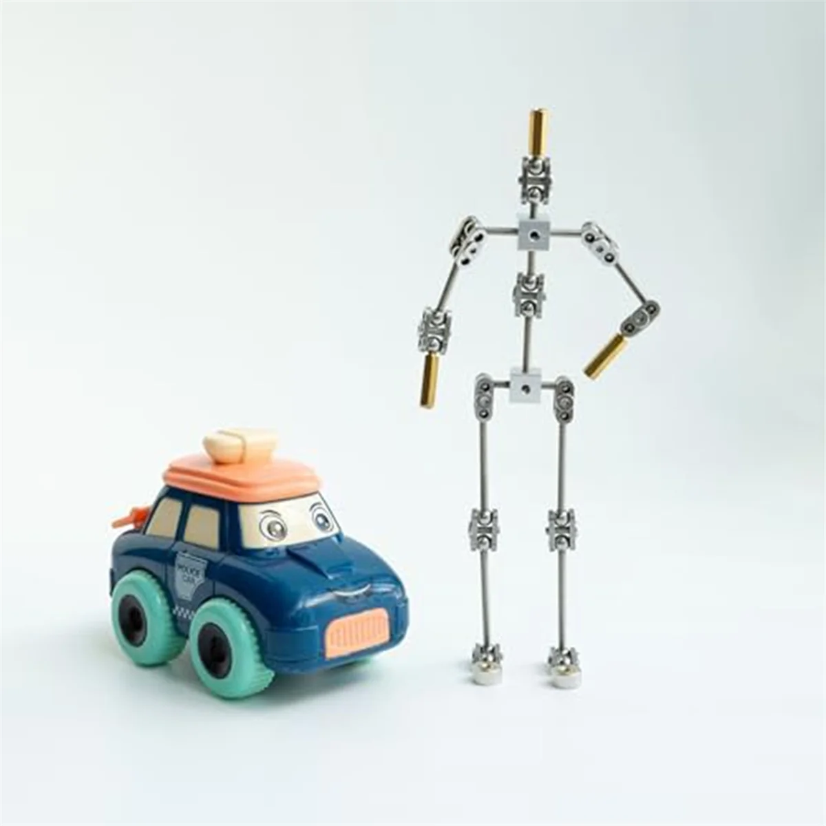 

A56X Armature Kit - DIY Metal Puppet Figure Skeleton, Easy to Assemble, Animated Character Design, for Stop Motion Animation