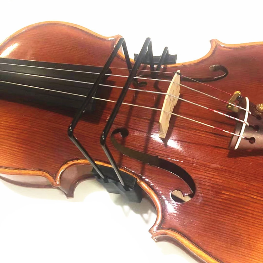 Steel Violin Bow Corrector with Dual Track and Dual Jacks for Accurate Bow Positioning and Practice Improvement
