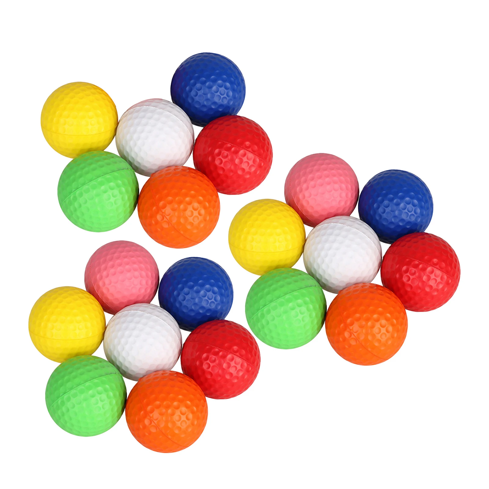 

20Pcs Assorted Color 42.6mm Golf Foam Balls Beginner Golfer Swing Training Practice Accessories