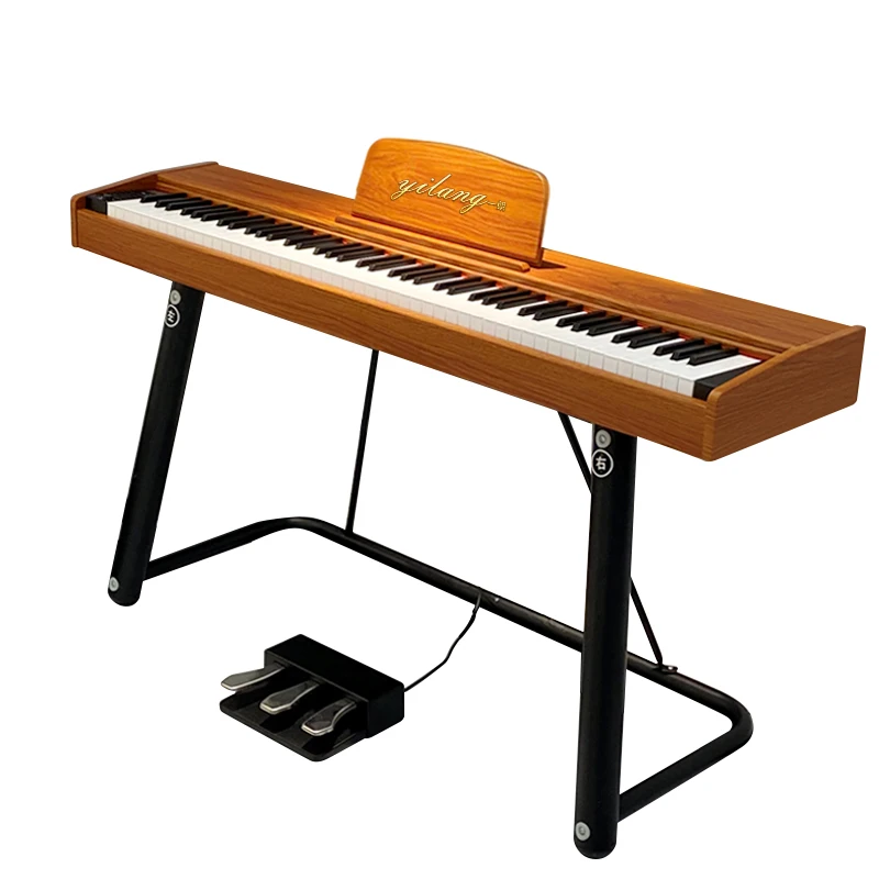 

88-Key Wooden Electric Piano 88-key Heavy Hammer Adult Home Children Beginner Professional Digital Electronic Organ