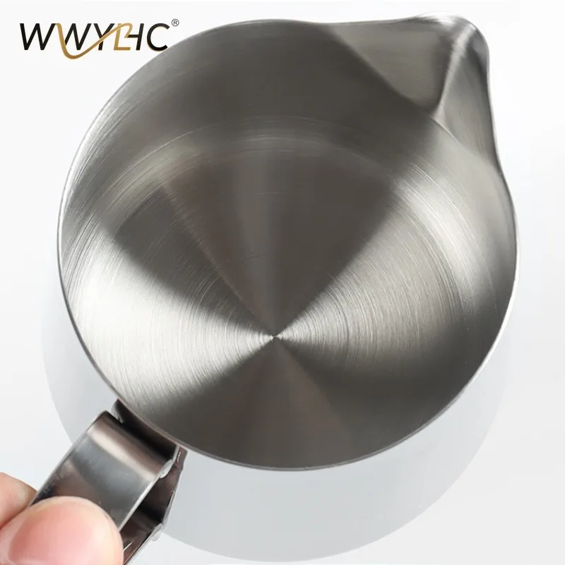 Suitable for Stainless Steel Latte Cup, Fancy Milk Foam Cup, Coffee Latte Tank, Measuring Cup, Pointed Mouth Latte Pot