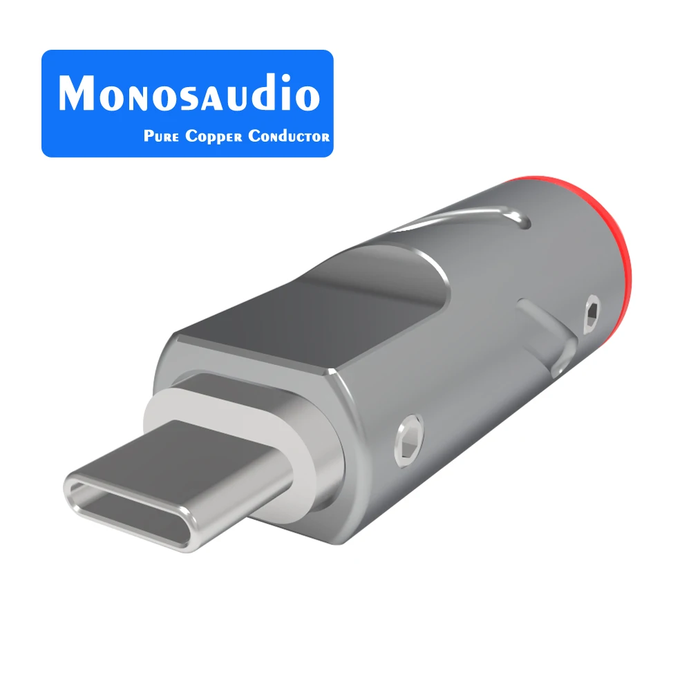 Monosaudio-Conector USB High End, Solda de Plugue Masculino, Tipo C, Tipo-C, OTG, USB 3.1, B51C