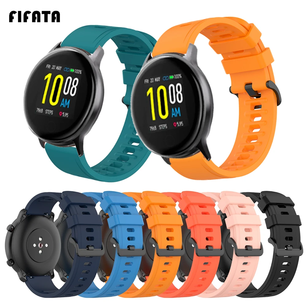 For Umidigi Uwatch 3S / 2S / 2 / Urun S Watch Band Replacement Smart Watch Silicone Strap Sports Bracelet Accessories Correa