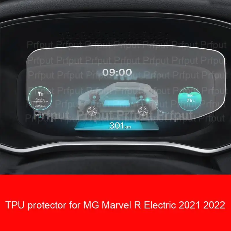 Car Instrument Panel Screen Protector For MG Marvel R Electric 2021 2022 Interior Car Dashboard PET Protective Film