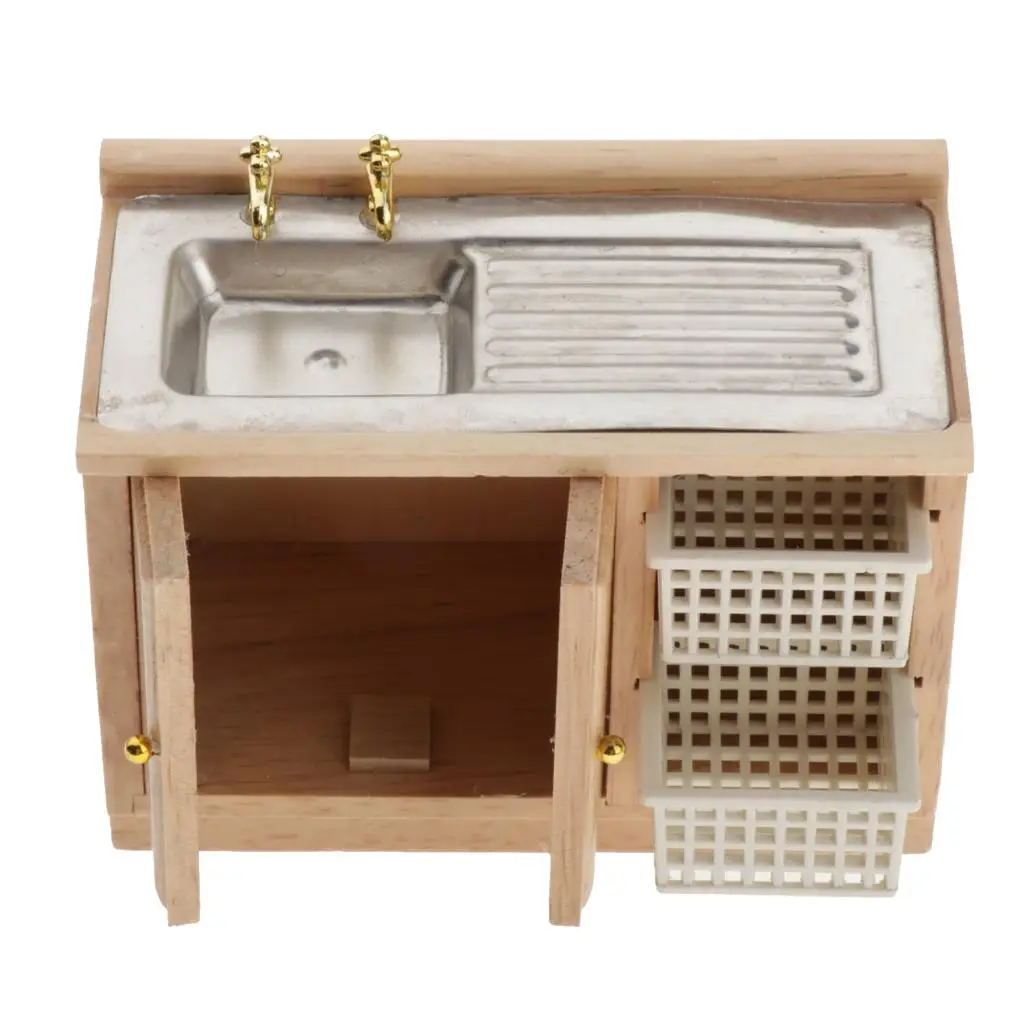 

1 12, аксессуары для кукольного домика, деревянный миниатюрный шкаф, мебель, игрушка, кухонный декор для кукольного дома