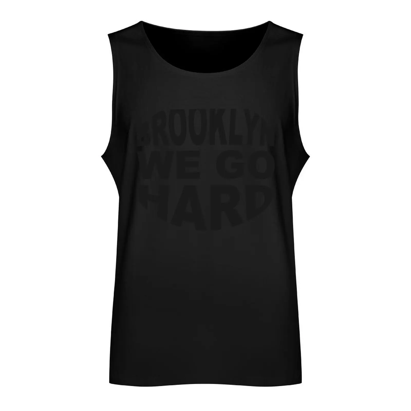 Brooklyn We Go Hard Tank Top man vest Fitness men clothing Vests