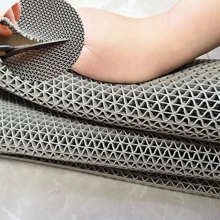2026 Hollow Carpet Anti Slip Custom Swimming Pool Non-Slip Hole Luxury Vinyl Pvc Floor Mat For Bathroom