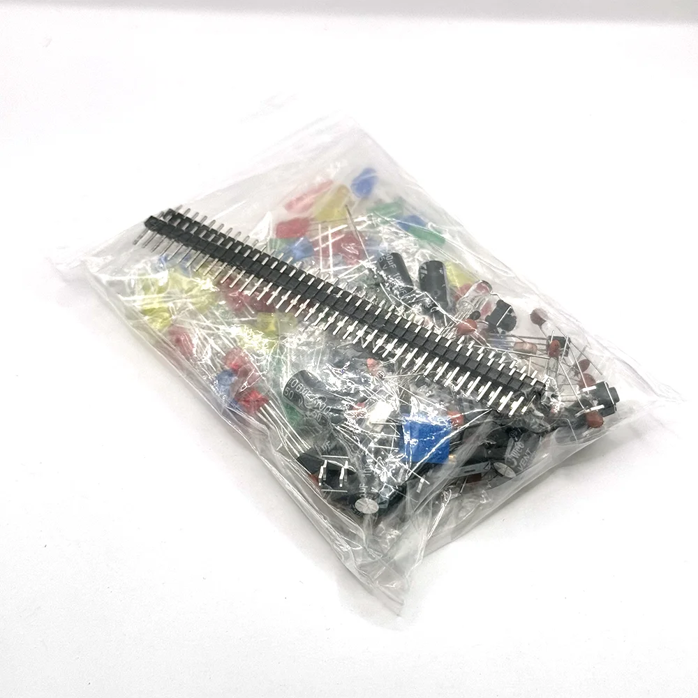 New Electronics Components Basic Starter Kit for Arduino UNO MEGA2560 Raspberry Pi with LED Buzzer Capacitor Resistor