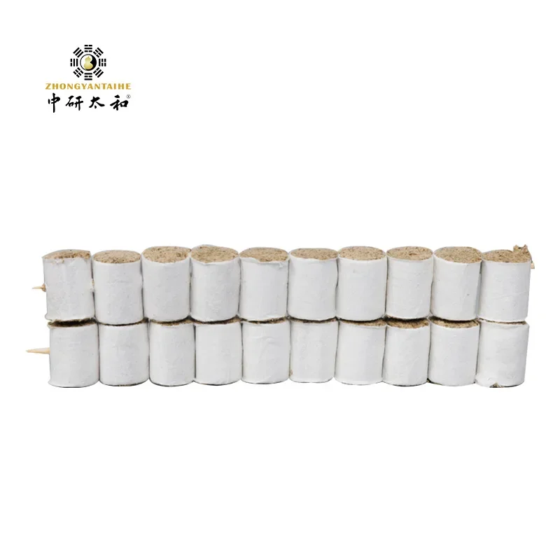 ZHONGYAN TAIHE Warm Moxibustion Moxa Stick 200 Pcs Original Pure Moxibustion Column Sticks Relief Knee Pain Relief 12X15mm