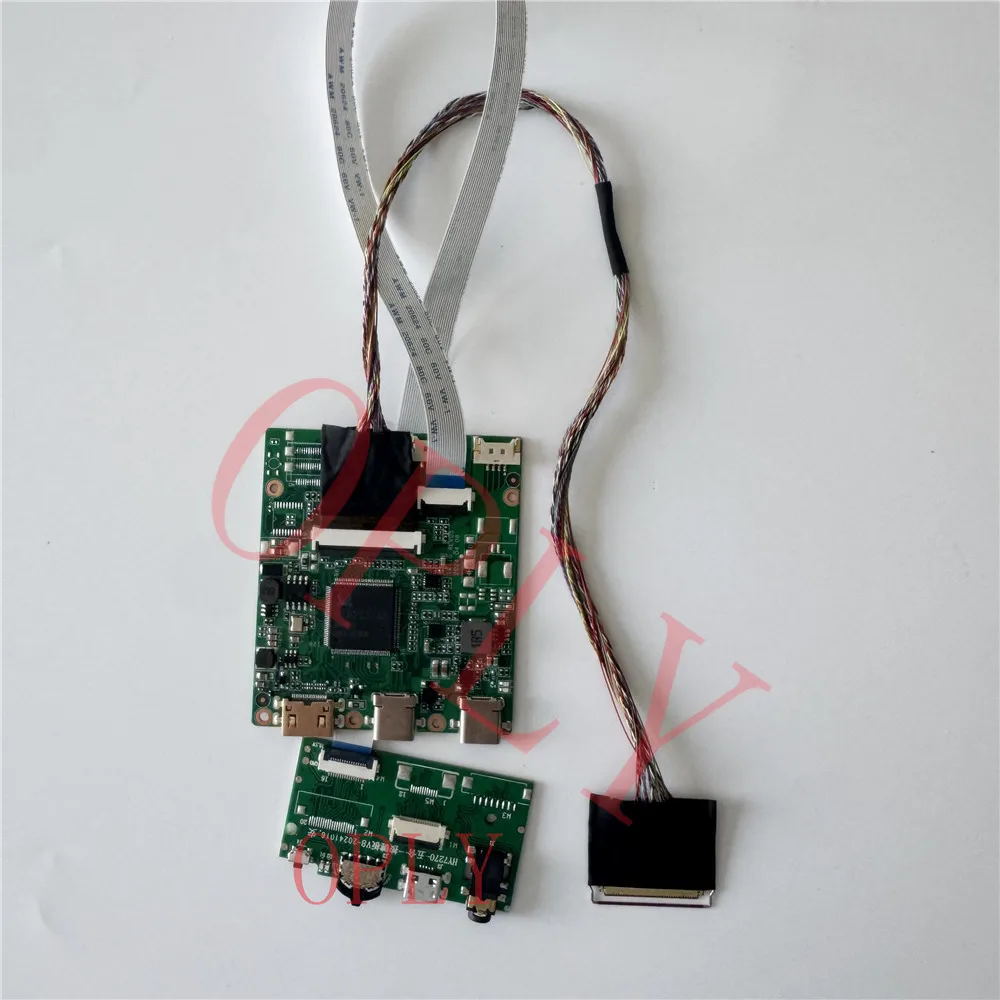 

LVDS 2 TYPE-C MINI HDMI-совместимый комплект платы управления для HB140WX1 BT140GW01 HB140WX1-300 14 дюймов 1366X768 экран LED DIY