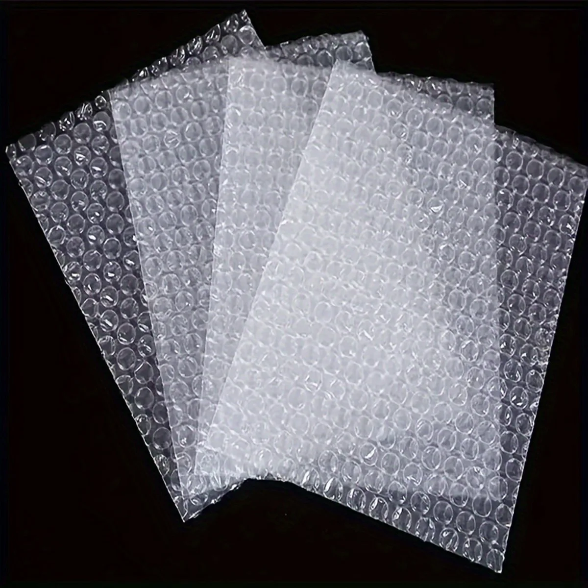 Transparent Bags Shock-Resistant Poly Mailers,Bubble Bag, Self-Seal Clear Bubble Cushioning Wrap Bag, Honeycomb Packaging Bag