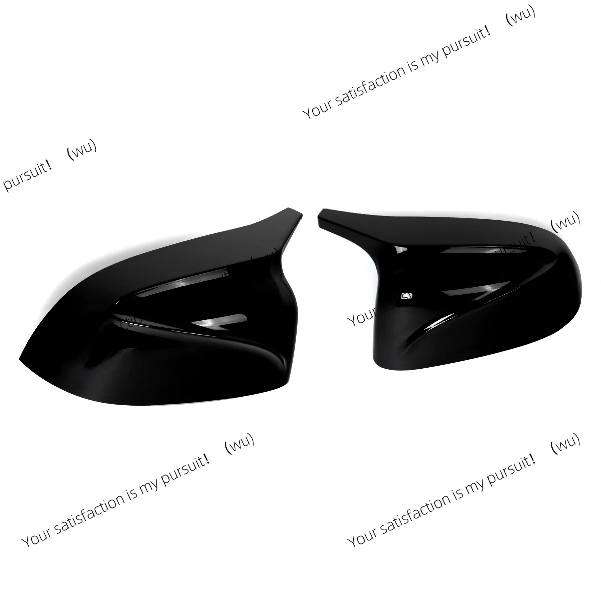 Magickit for BMW X3 G01 X4 G02 X5 G05 X6 G06 X7 G07 Mirror Cover Caps M Style Gloss Black Car Rear View Side Mirror Cover Trim view 4