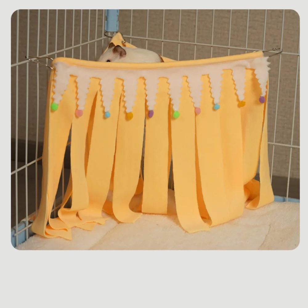 Washable Guinea Pig Guinea Pig Corner Hideout Corner Hide Peekaboo Toys Hammock Sleeping Bed Cage Accessories view 6