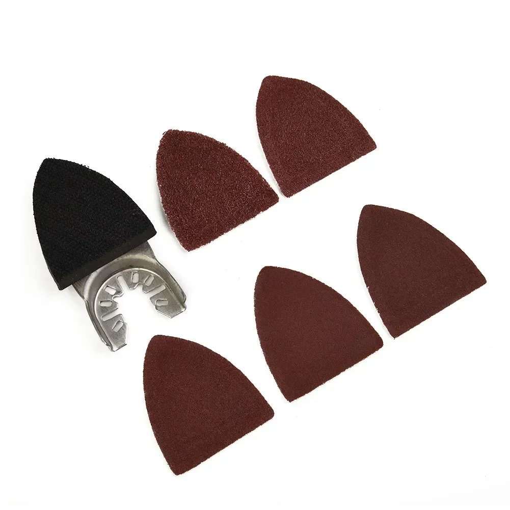 Triangular Sheets Sander 60-240 Grit Polishing 25pcs Oscillating Paper Power Tool Accessories Multi-Function Durable