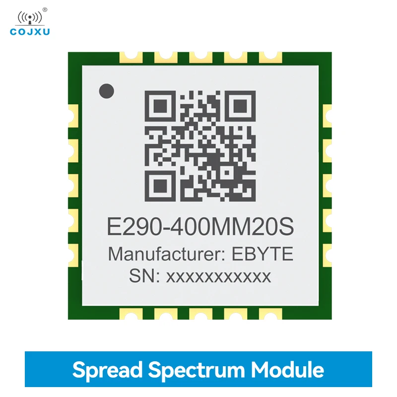 PAN3060 ChirpIoT™ LoRa Spread Spectrum Module 433Mhz 20dBm Wireless Serial Transponder Module COJXU E290-400MM20S Stamp Hole