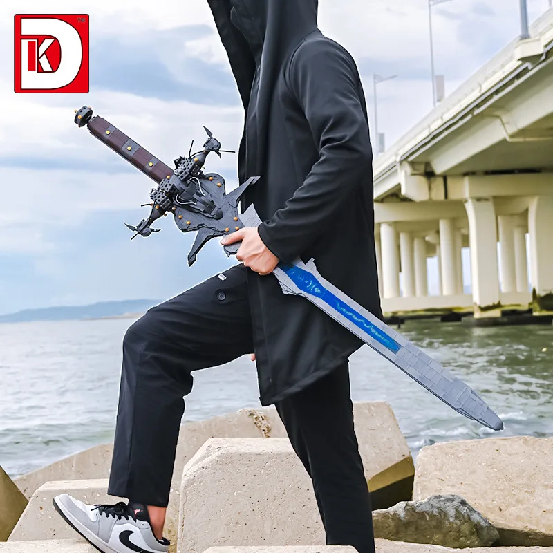 2353 قطعة الإبداعية Arthas الموت فارس السيف Frostmourne اللبنات البناء الطوب لعبة هدية للأطفال الكبار #4