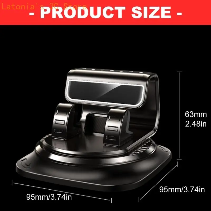 Auto Telefon Halter Auto Dashboard Halterung für Die Meisten Handy 360 Grad Rotierenden Telefon Stehen Einfache Installation – Detail 6